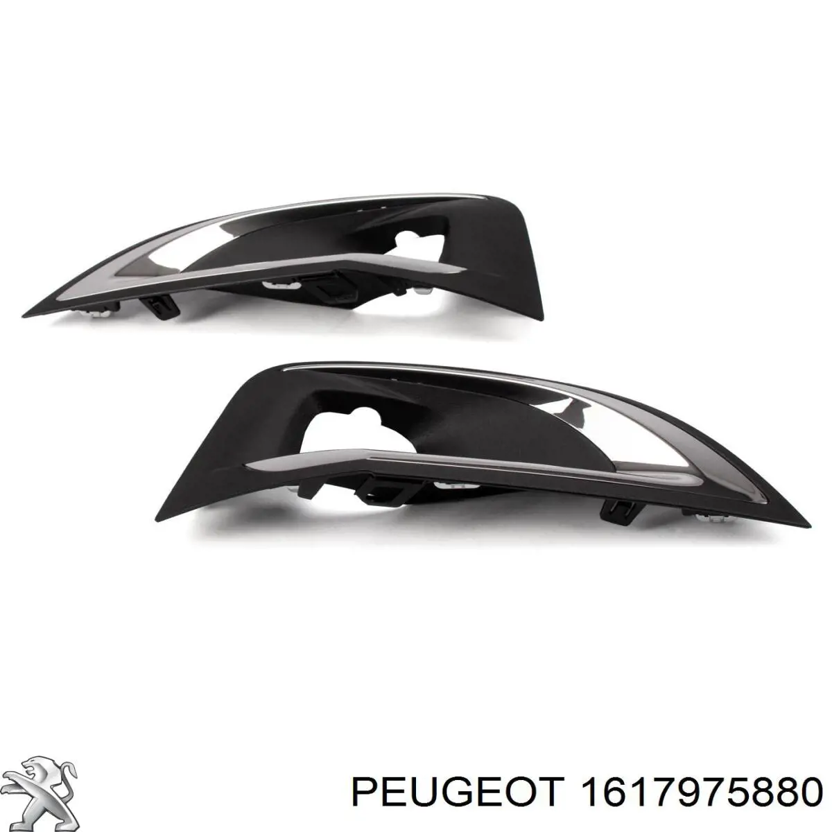 1686611680 Peugeot/Citroen Grelha direita do pára-choque dianteiro