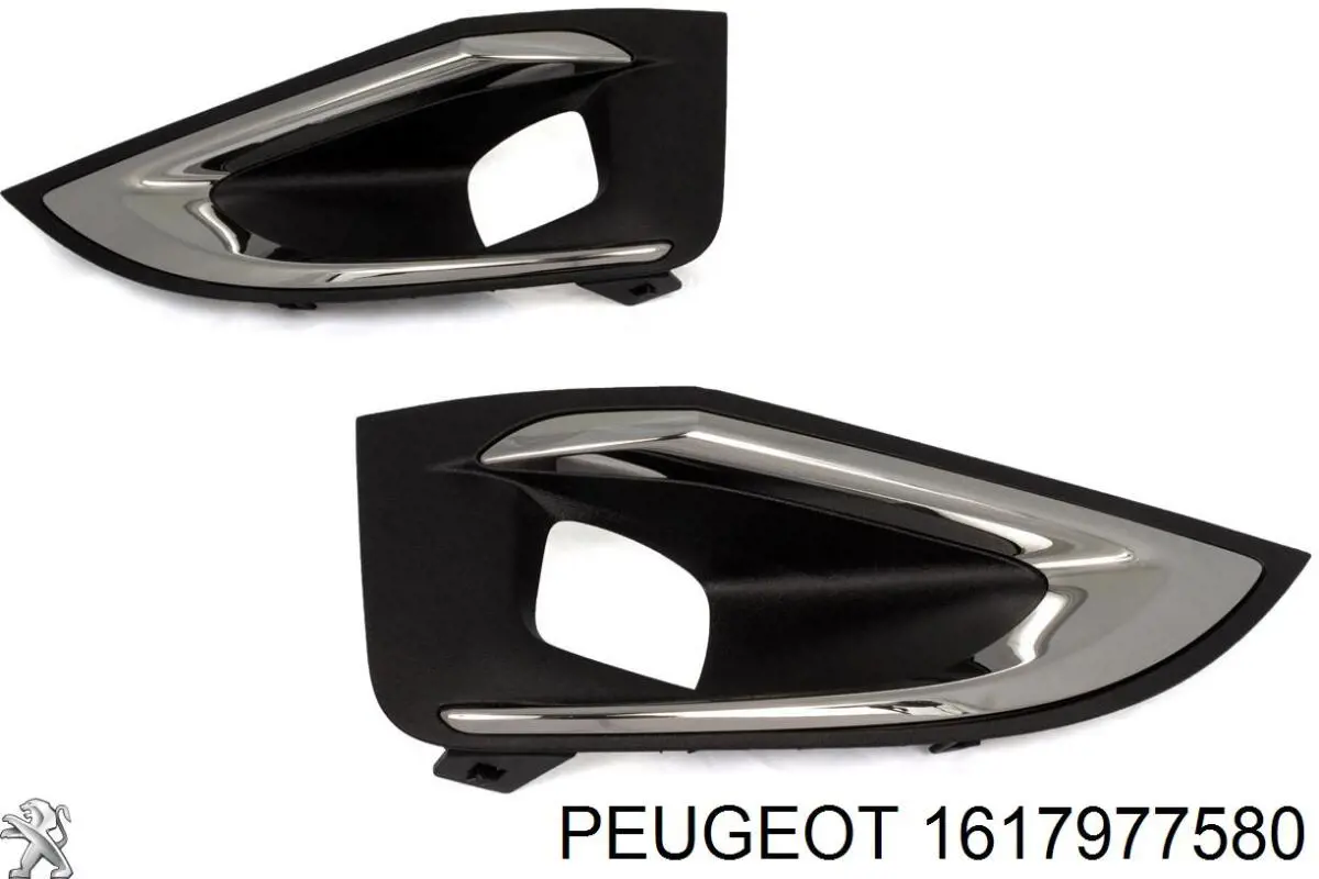 1617977580 Peugeot/Citroen Grelha esquerda do pára-choque dianteiro