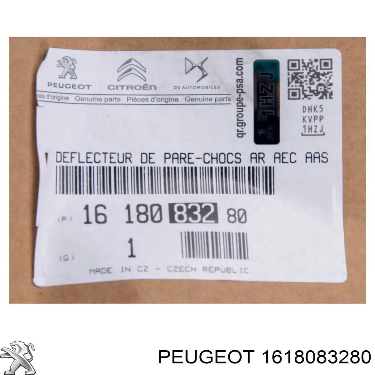 1618083280 Peugeot/Citroen Pára-choque traseiro