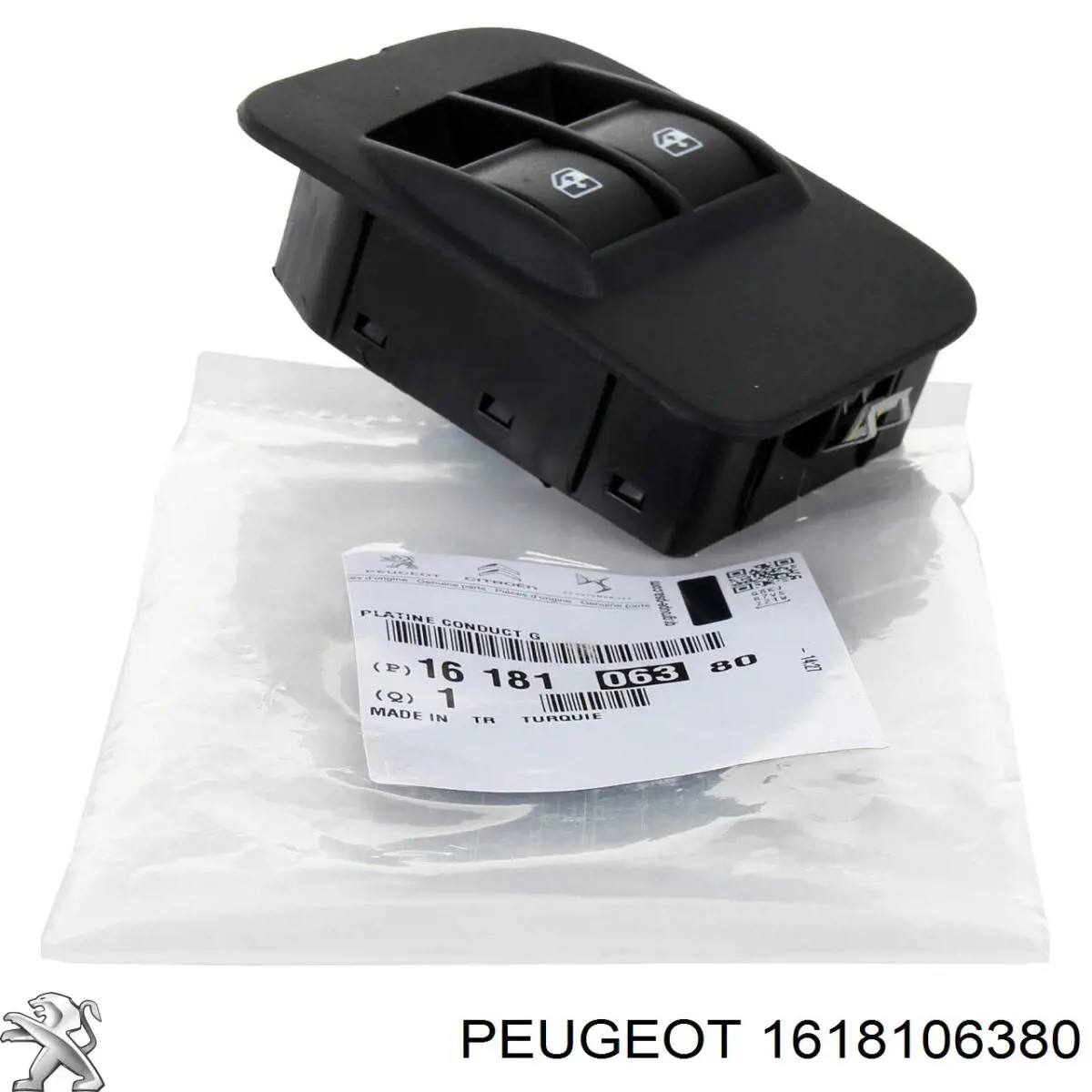 Unidade de botões dianteira esquerda de controlo de elevador de vidro Peugeot/Citroen 1618106380 preço, a partir de 26,13 USD