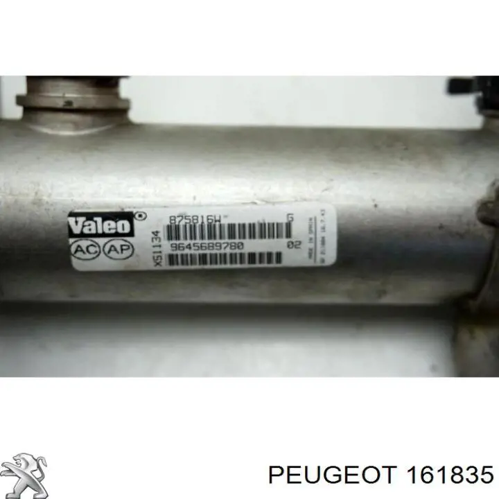 Compre 161835 Peugeot/Citroen Radiador do sistema EGR de recirculação dos gases de escape