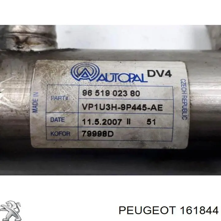 Radiador do sistema EGR de recirculação dos gases de escape Peugeot/Citroen 161844 preço, a partir de 90,24 USD