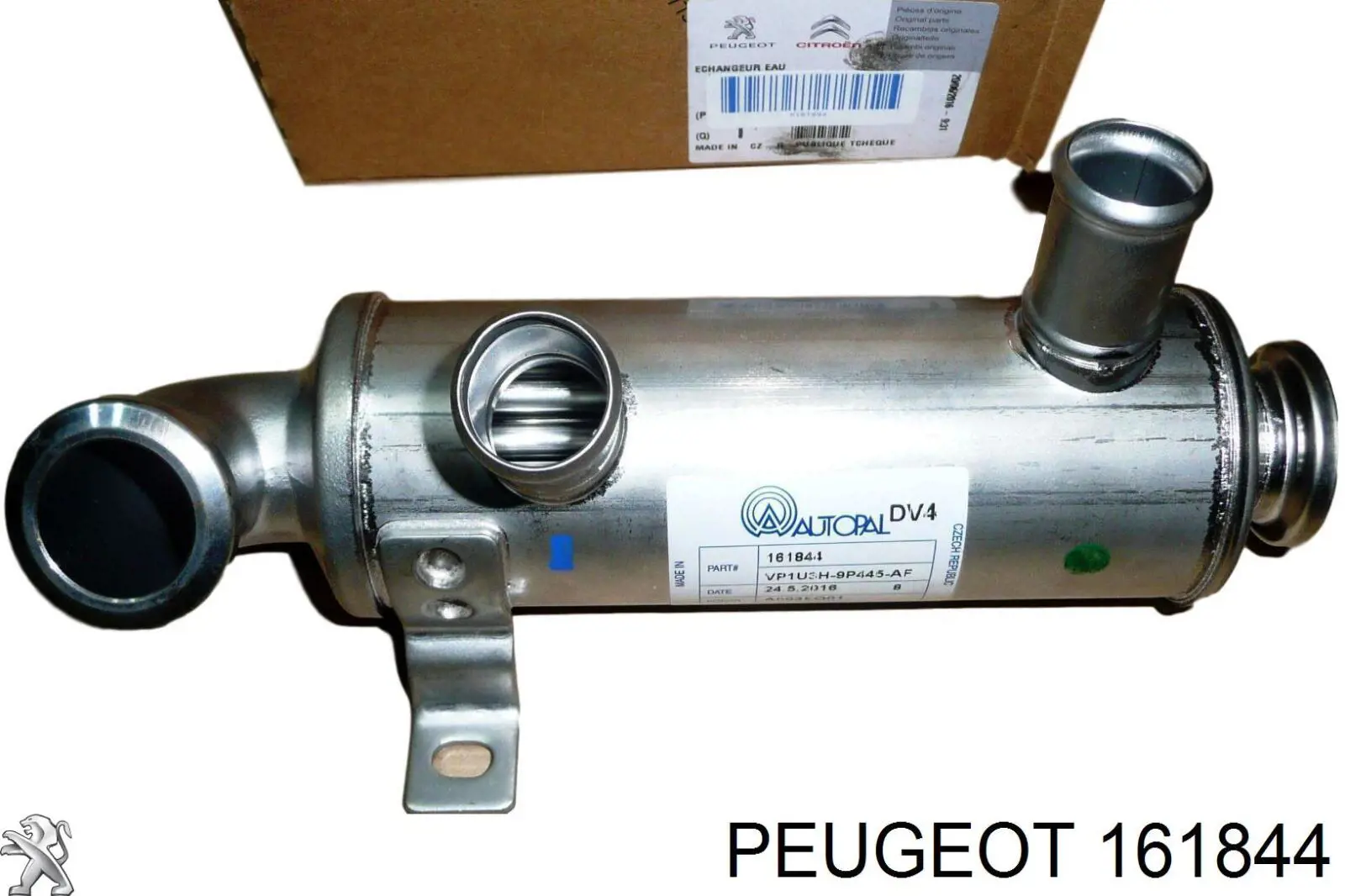 161844 Peugeot/Citroen Radiador do sistema EGR de recirculação dos gases de escape