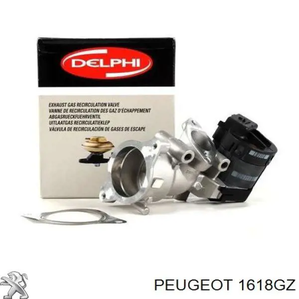 Compre 1618GZ Peugeot/Citroen Válvula EGR de recirculação dos gases