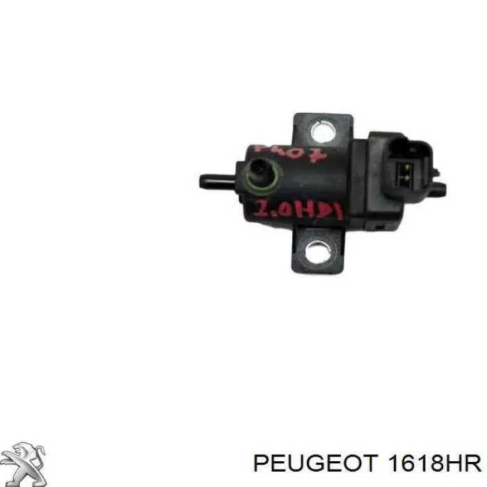 1618HR Peugeot/Citroen Válvula solenoide de regulação de comporta EGR
