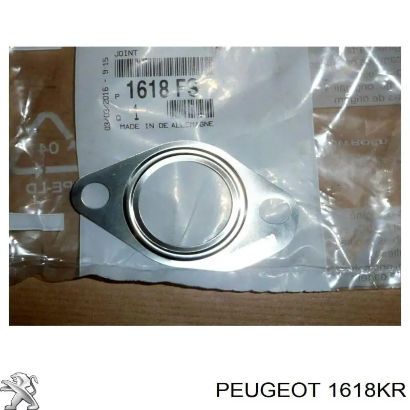 1618KR Peugeot/Citroen Vedante de válvula EGR de recirculação