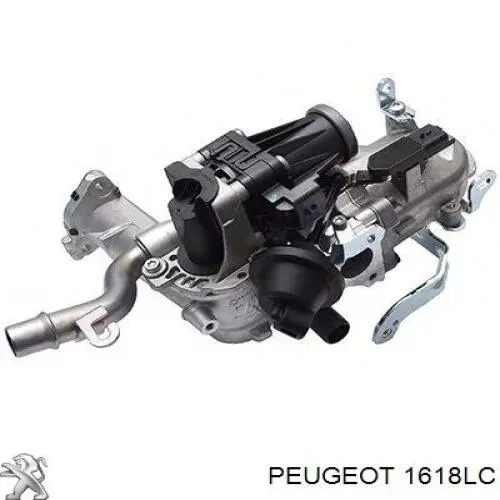 Compre 1618LC Peugeot/Citroen Radiador do sistema EGR de recirculação dos gases de escape