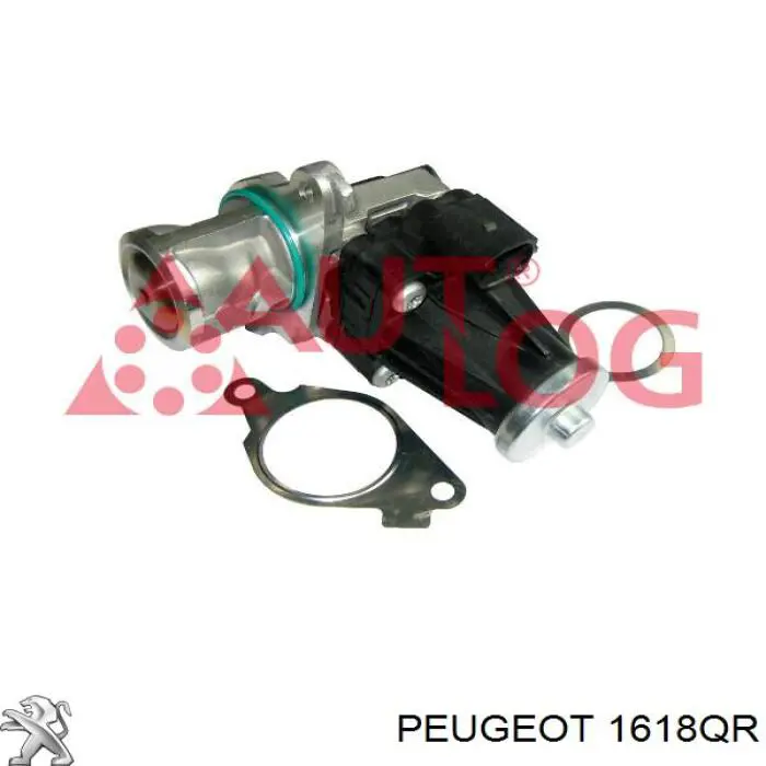1618QR Peugeot/Citroen Válvula EGR de recirculação dos gases