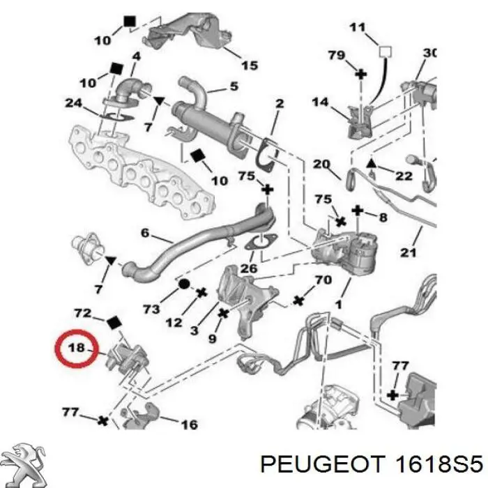 Convertidor de pressão (solenoide) de supercompressão Peugeot/Citroen 1618S5 preço, a partir de 49,94 USD