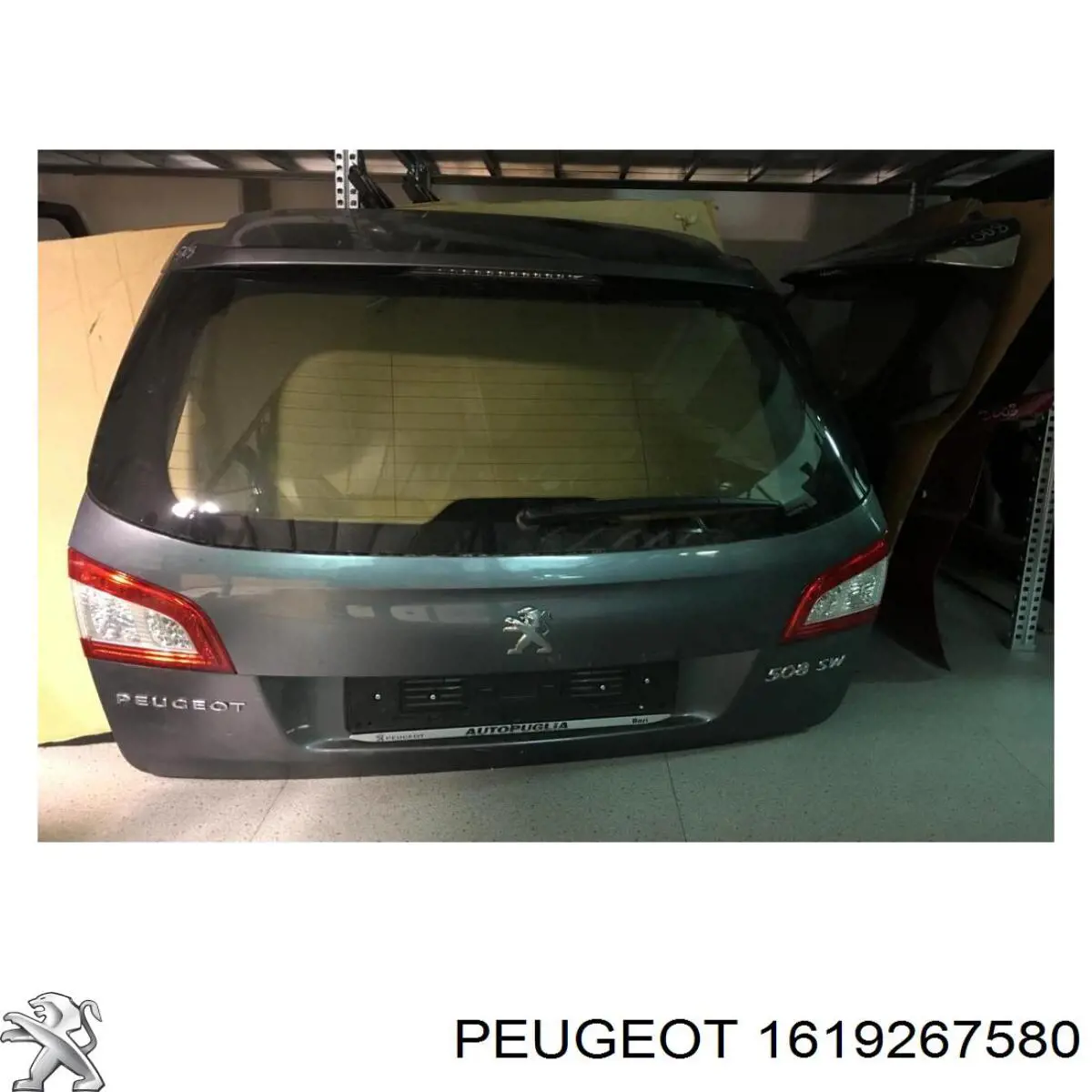 Compre 1619267580 Peugeot/Citroen Porta traseira (3ª/5ª porta-malas (tampa de alcapão)
