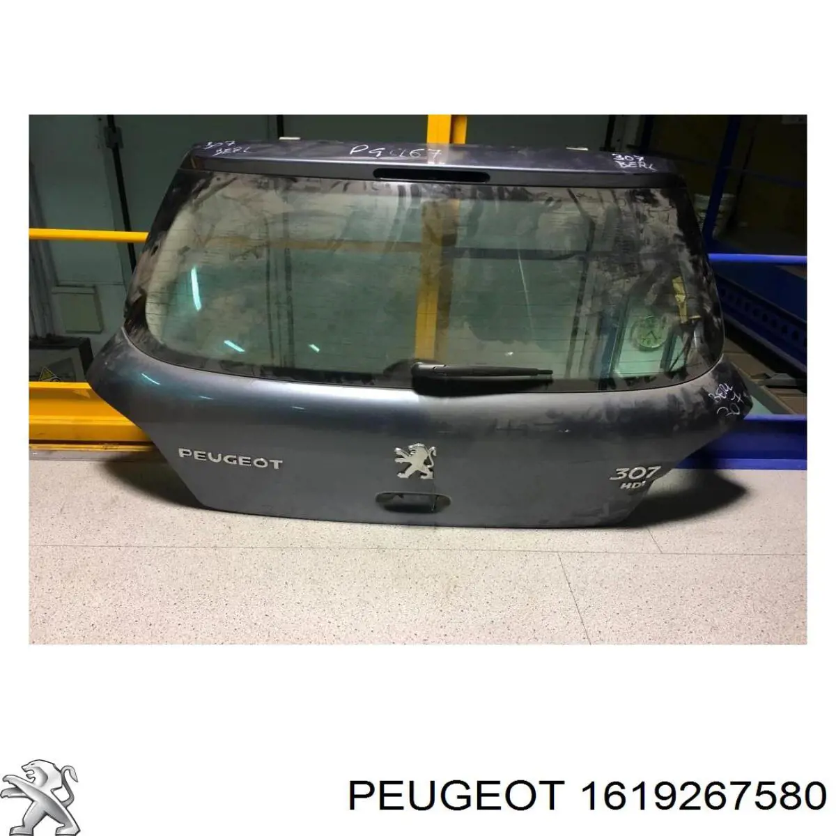 Porta traseira (3ª/5ª porta-malas (tampa de alcapão) Peugeot/Citroen 1619267580