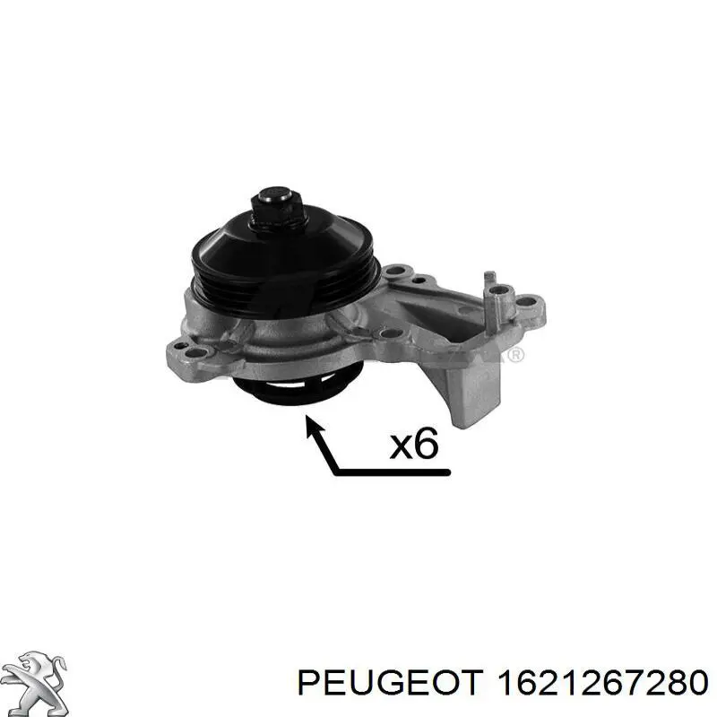 Compre 1621267280 Peugeot/Citroen Correia dos conjuntos de transmissão, kit