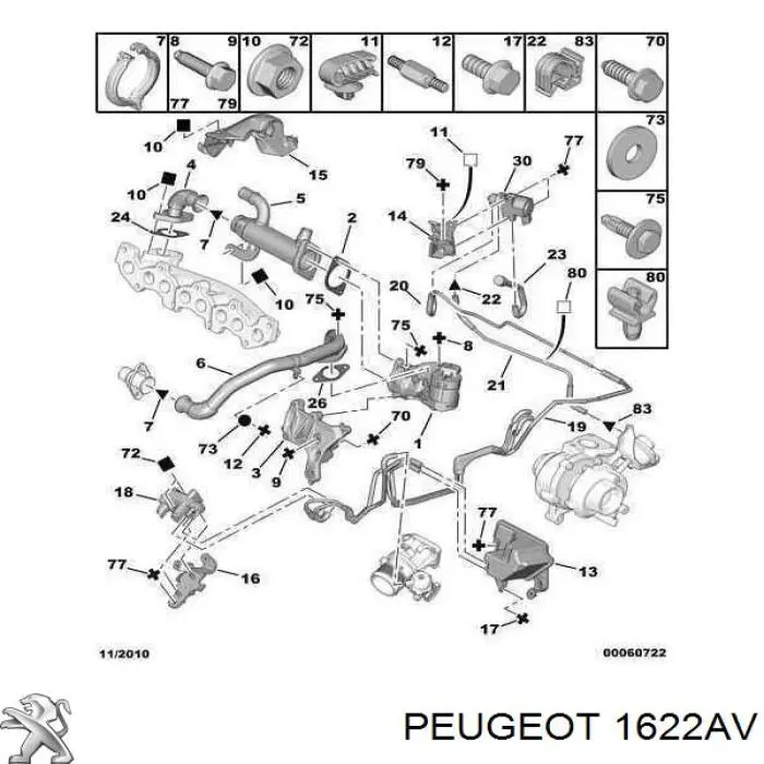 1622AV Peugeot/Citroen 