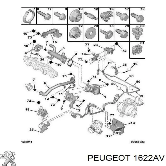  Peugeot/Citroen 1622AV preço, a partir de  