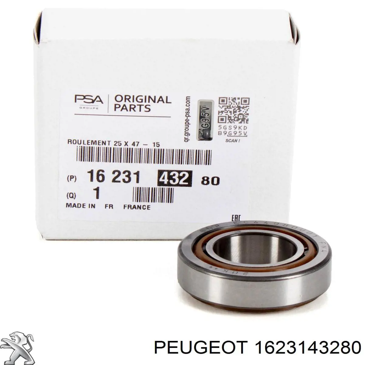 1623143280 Peugeot/Citroen Rolamento da árvore primária da Caixa de Mudança