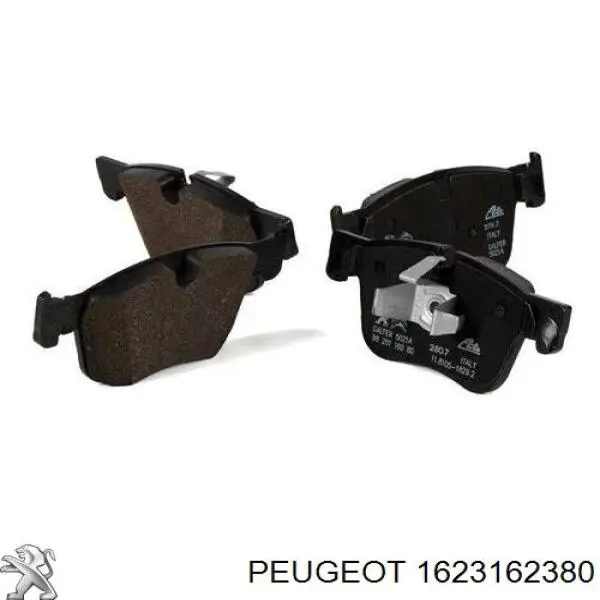 1623162380 Peugeot/Citroen Sapatas do freio dianteiras de disco