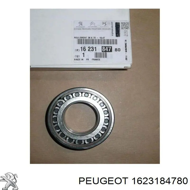 1623184780 Peugeot/Citroen Rolamento da árvore secundária da Caixa de Mudança