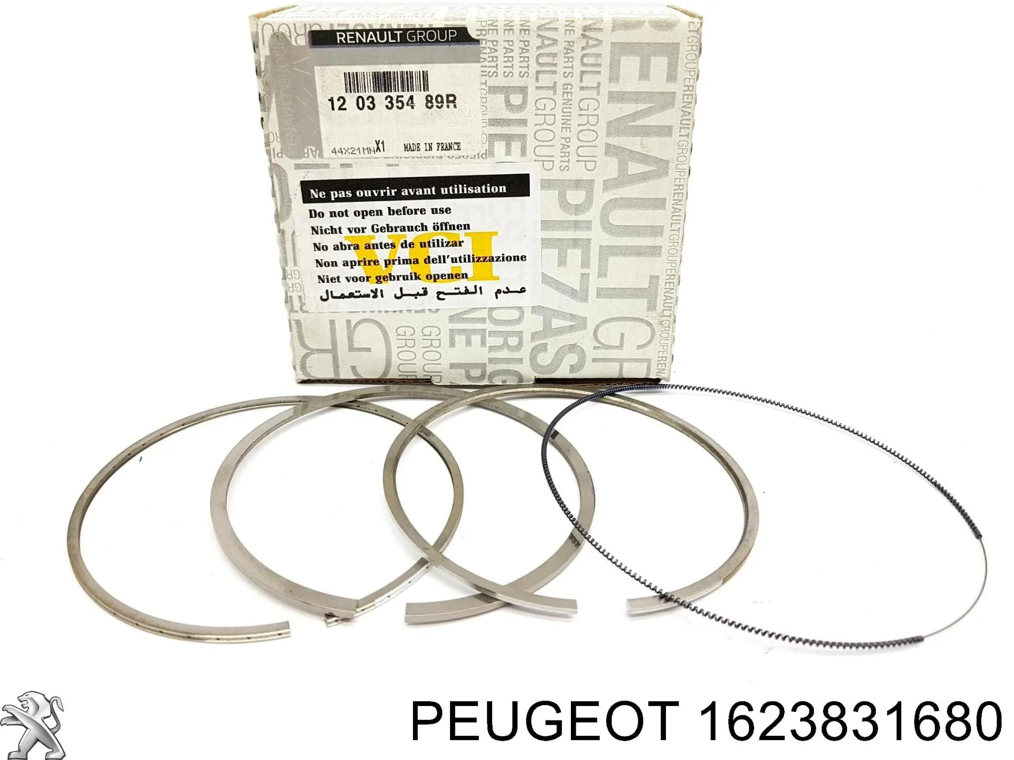 Anéis do pistão para 1 cilindro, STD. Peugeot/Citroen 1623831680 preço, a partir de 62,11 USD