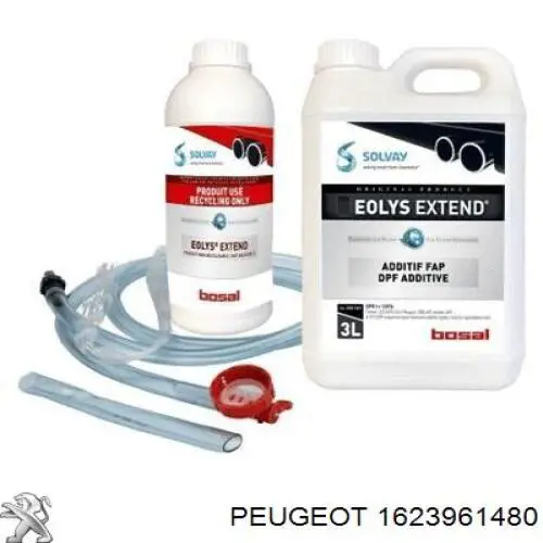 1623961480 Peugeot/Citroen Fluido para a limpeza de filtros de fuligem