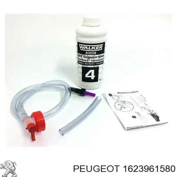 Fluido para a limpeza de filtros de fuligem 1623961580 Peugeot/Citroen
