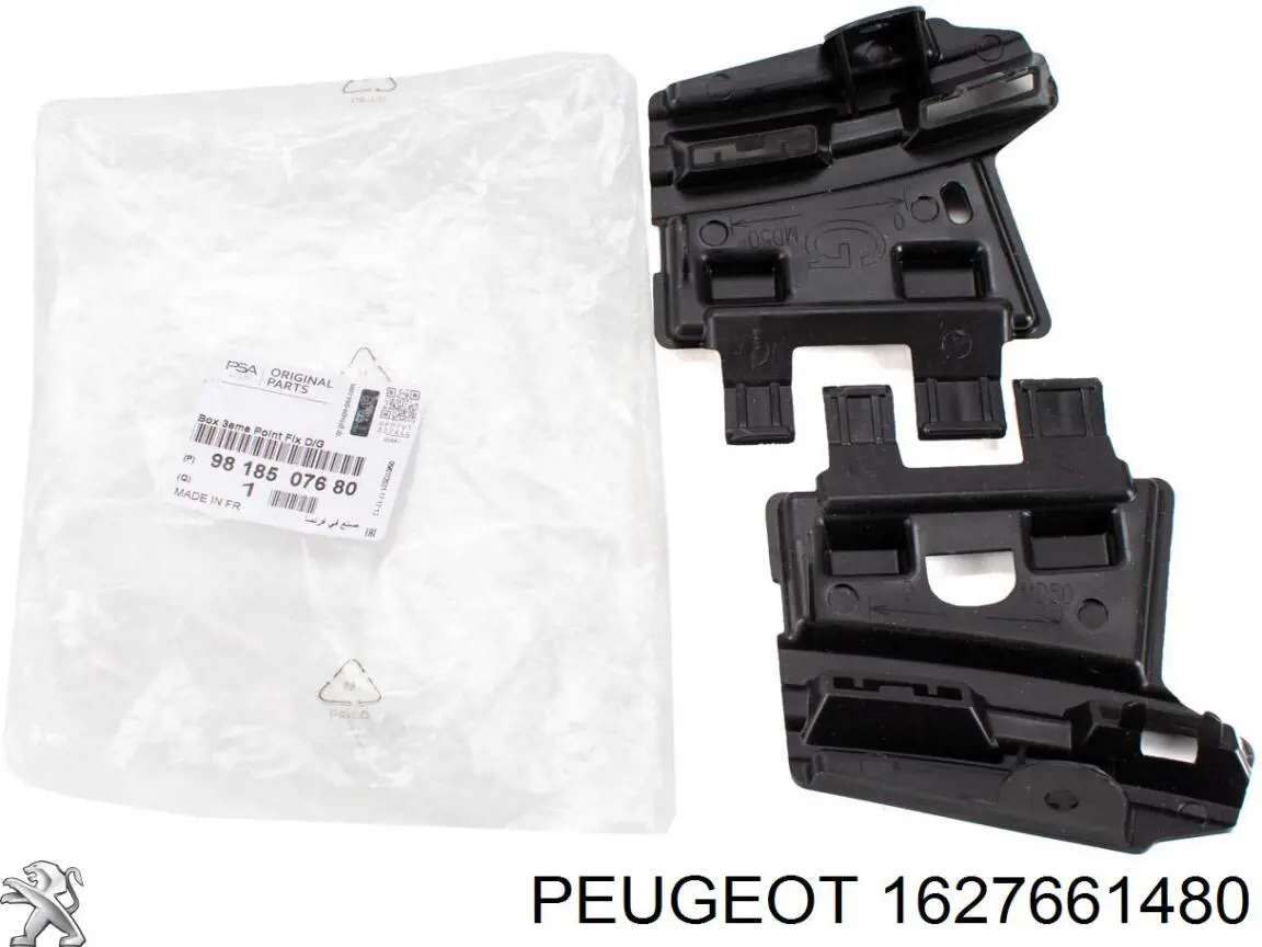 1627661480 Peugeot/Citroen Grelha central do pára-choque dianteiro