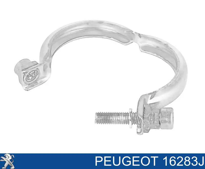 16283J Peugeot/Citroen Braçadeira de cano derivado de válvula EGR