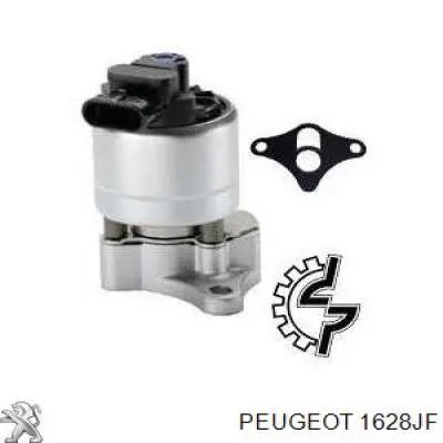Compre 1628JF Peugeot/Citroen Válvula EGR de recirculação dos gases