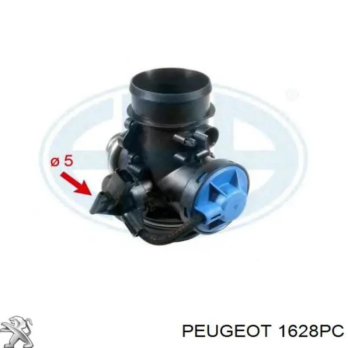 Compre 1628PC Peugeot/Citroen Válvula EGR de recirculação dos gases