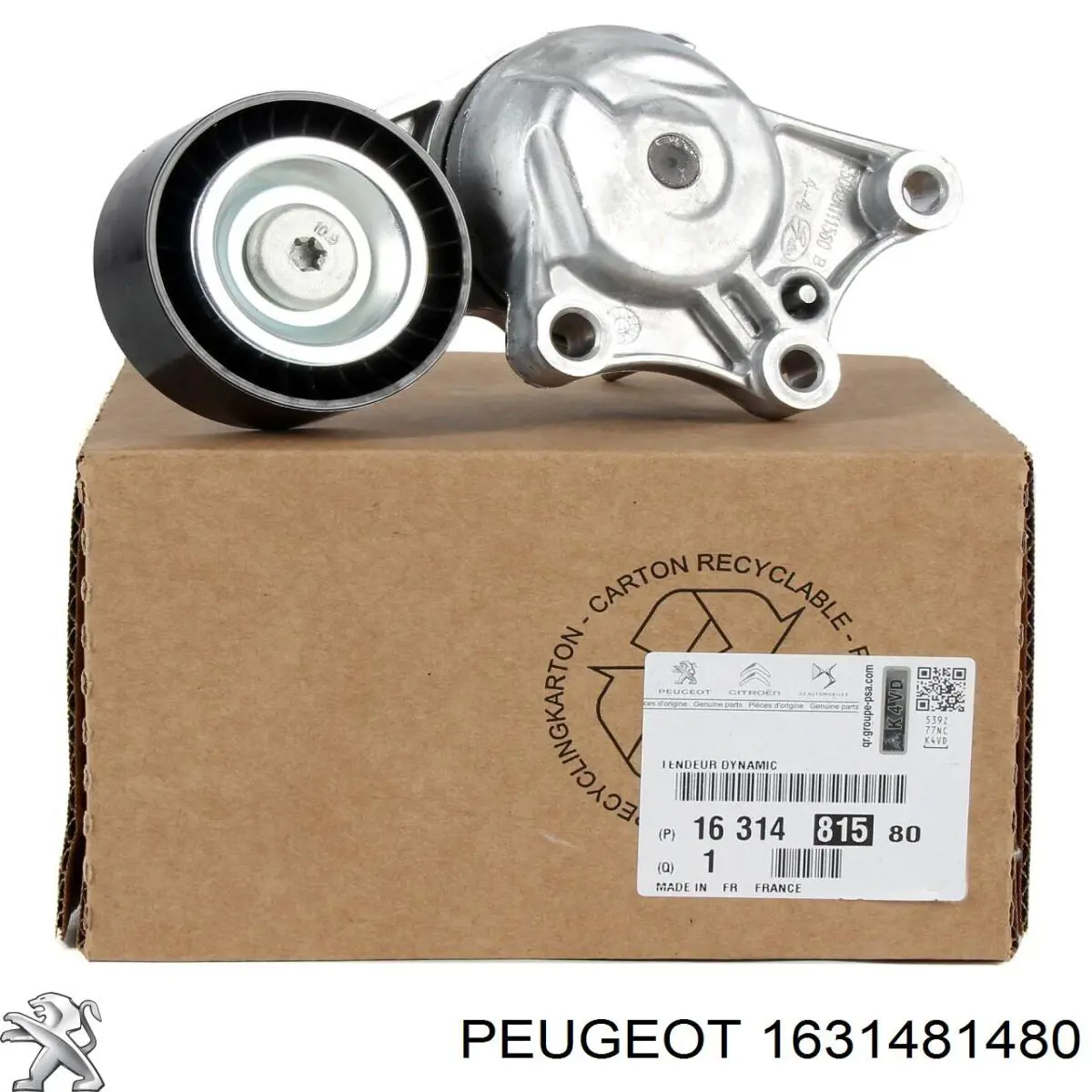 Reguladora de tensão da correia de transmissão 1631481480 Peugeot/Citroen