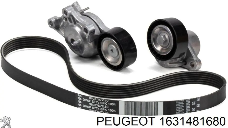 Compre 1631481680 Peugeot/Citroen Correia dos conjuntos de transmissão, kit