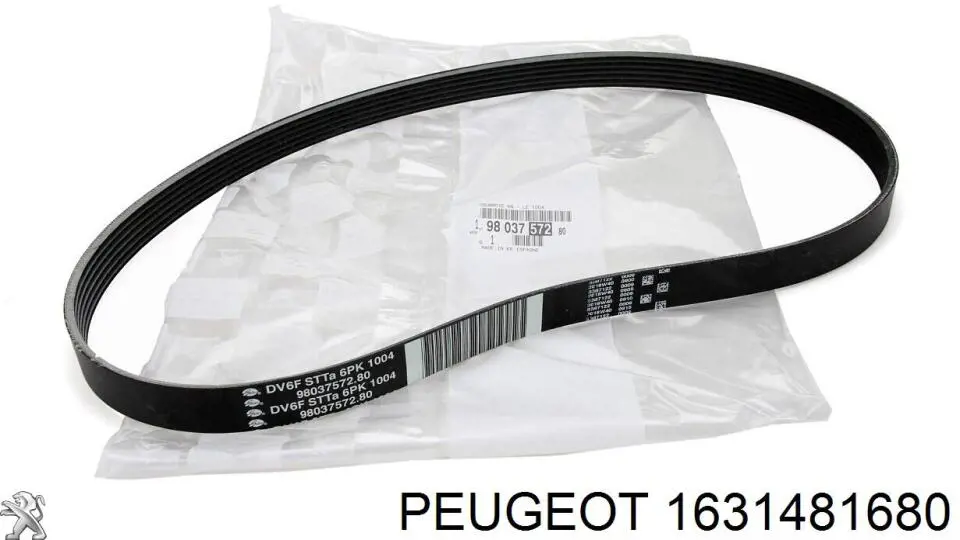 1631481680 Peugeot/Citroen Correia dos conjuntos de transmissão, kit