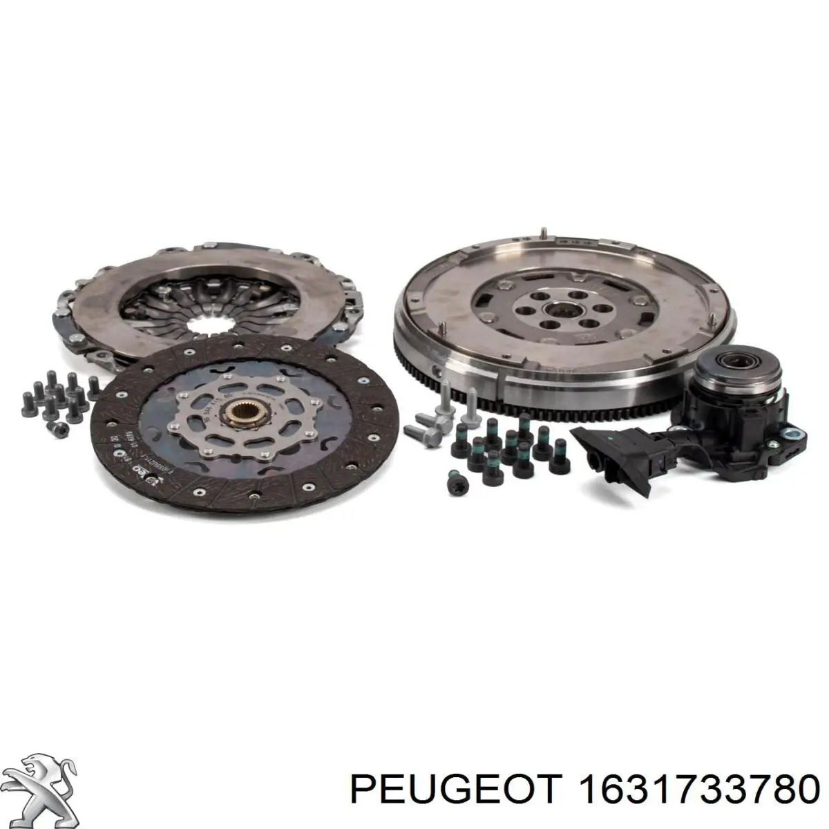 Kit de embraiagem (3 peças) 1631733780 Peugeot/Citroen