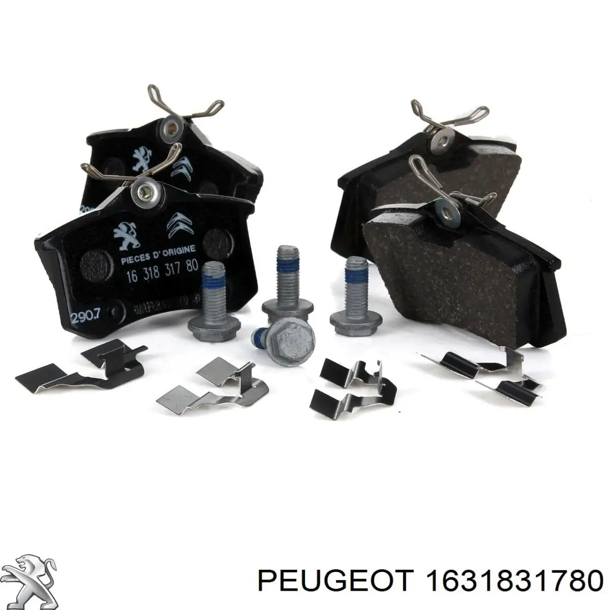 Sapatas do freio traseiras de disco Peugeot/Citroen 1631831780 preço, a partir de 37,31 USD