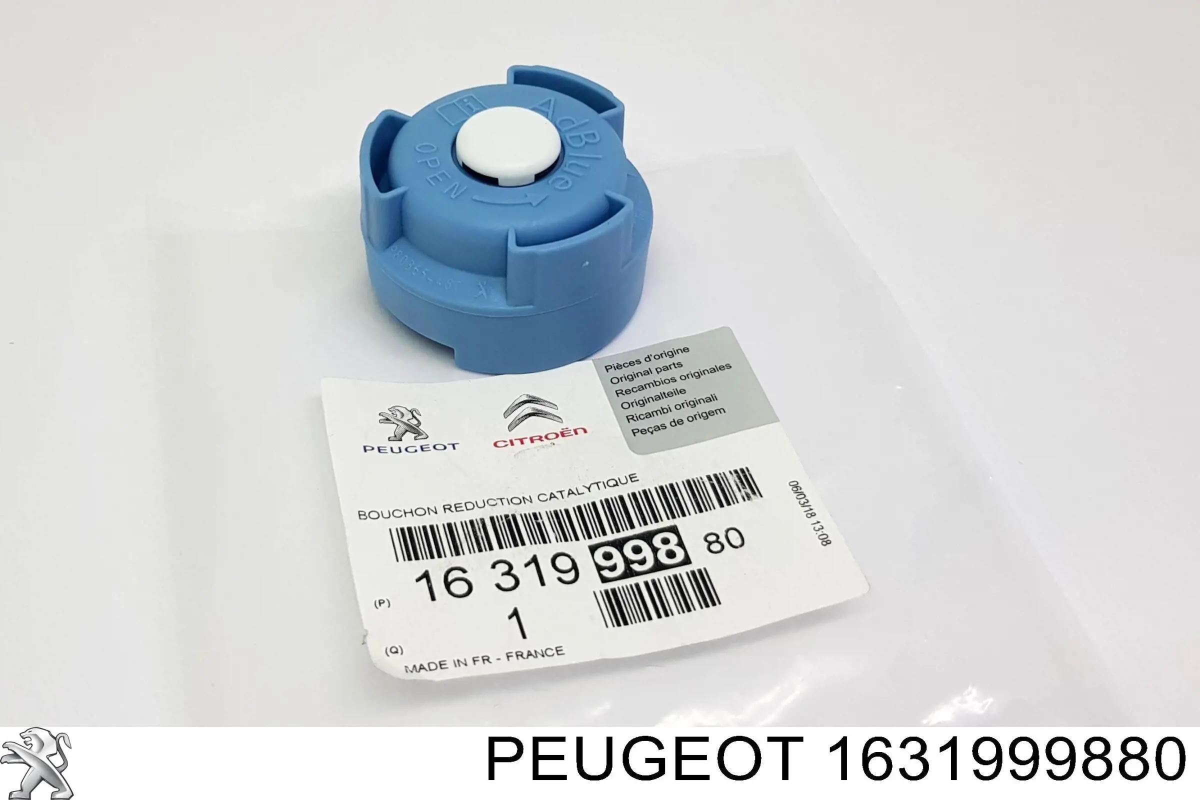 Tampa de gargalo de enchimento de tanque AD BLUE Peugeot/Citroen 1631999880 preço, a partir de 28,94 USD