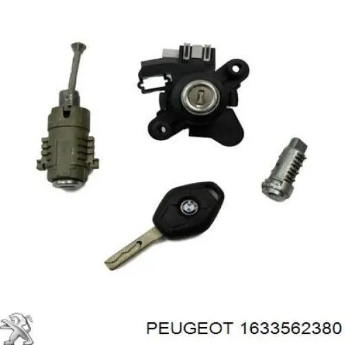1633562380 Peugeot/Citroen Fecho da porta traseira direita batente