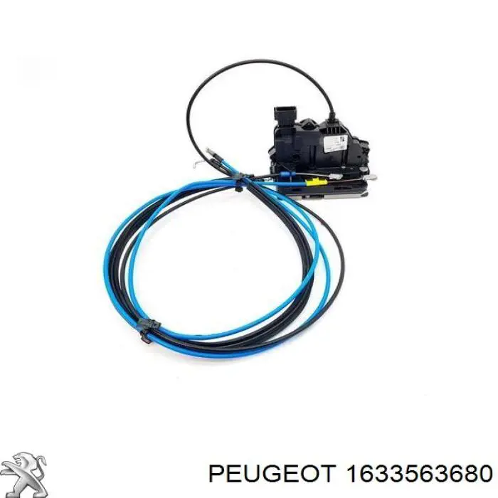 Compre 1633563680 Peugeot/Citroen Fecho da porta lateral deslizante direita