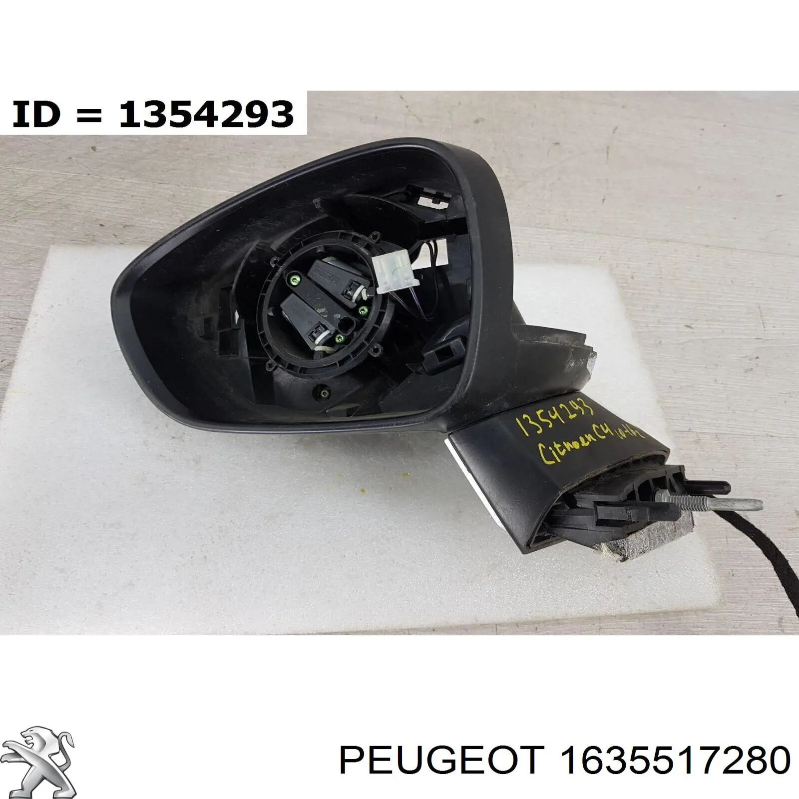 Compre 1635517280 Peugeot/Citroen Espelho de retrovisão esquerdo