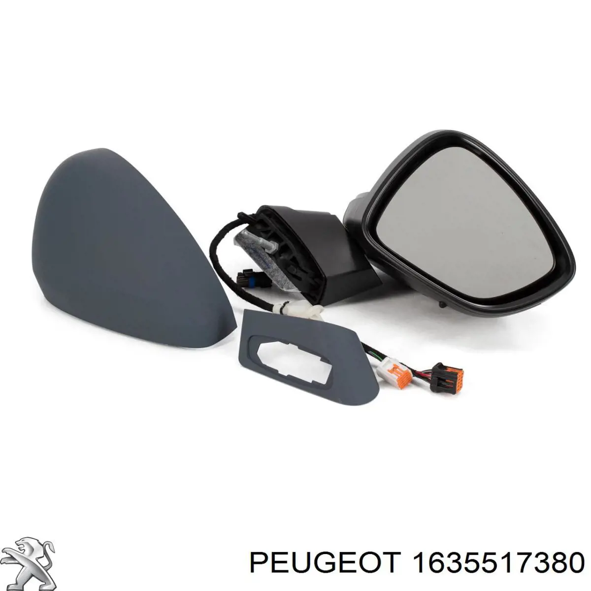 Espelho de retrovisão direito Peugeot/Citroen 1635517380 preço, a partir de 343,62 USD