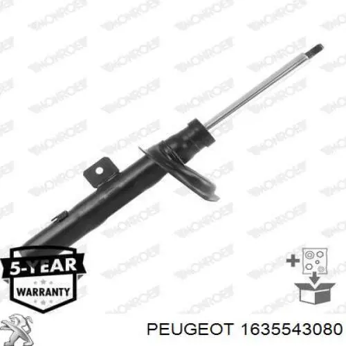 Compre 1635543080 Peugeot/Citroen Amortecedor dianteiro esquerdo