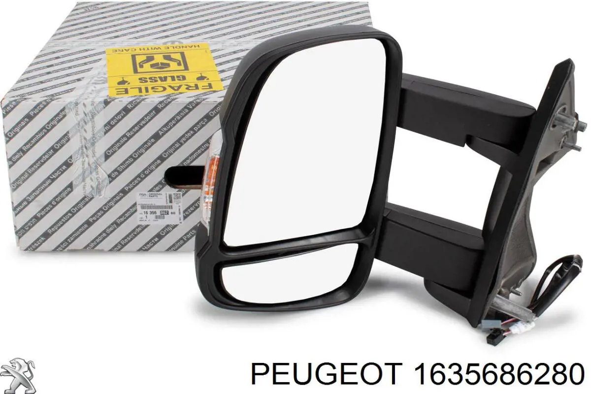 Espelho de retrovisão esquerdo Peugeot/Citroen 1685329980 preço, a partir de 320,93 USD