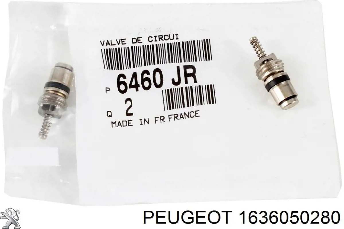 Válvula de reabastecimento de aparelho de ar condicionado Peugeot/Citroen 1636050280 preço, a partir de 14,57 USD