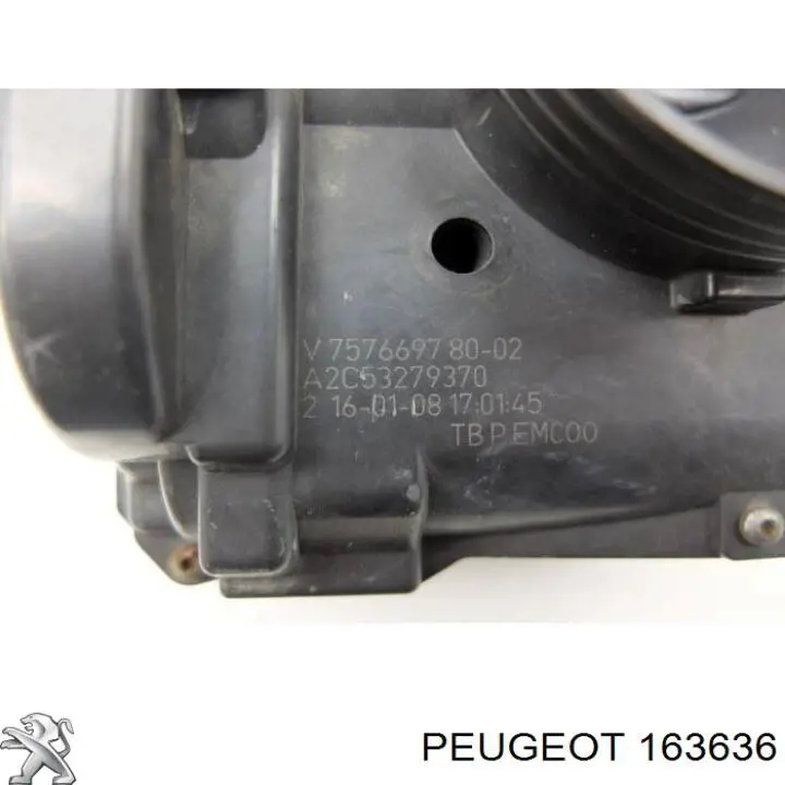 Compre 163636 Peugeot/Citroen Válvula de borboleta montada