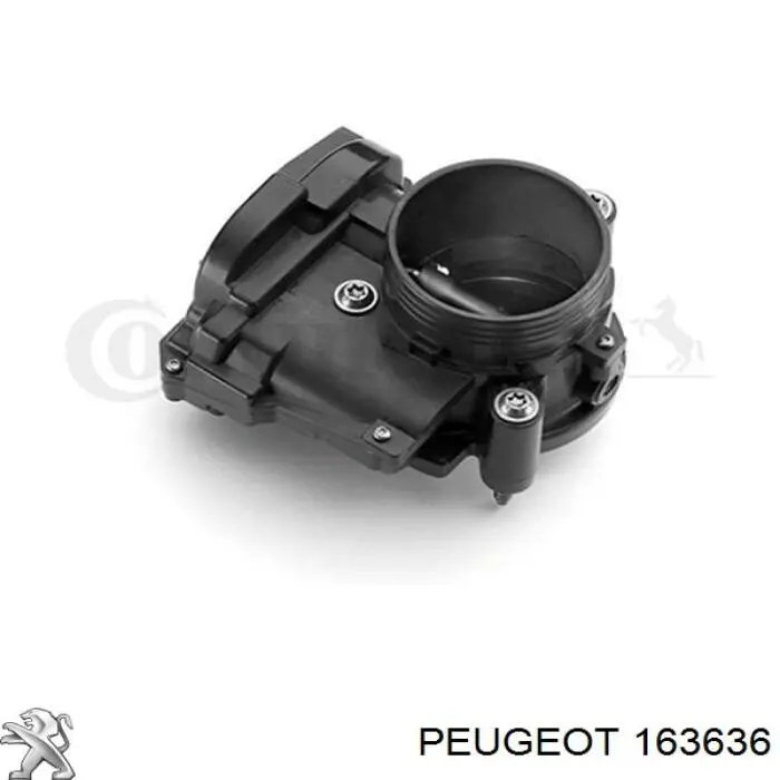 163636 Peugeot/Citroen Válvula de borboleta montada