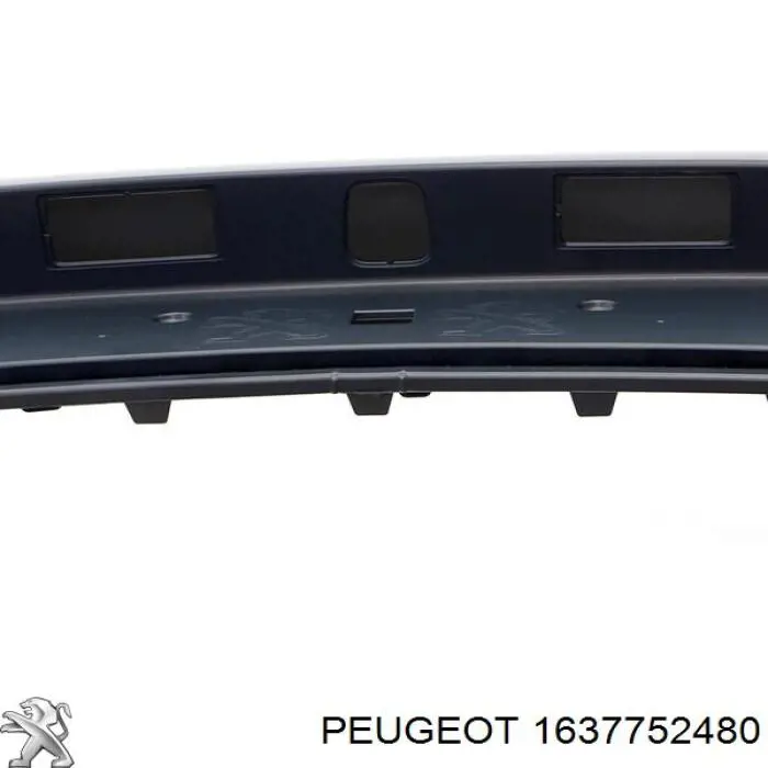 1637752480 Peugeot/Citroen Pára-choque traseiro