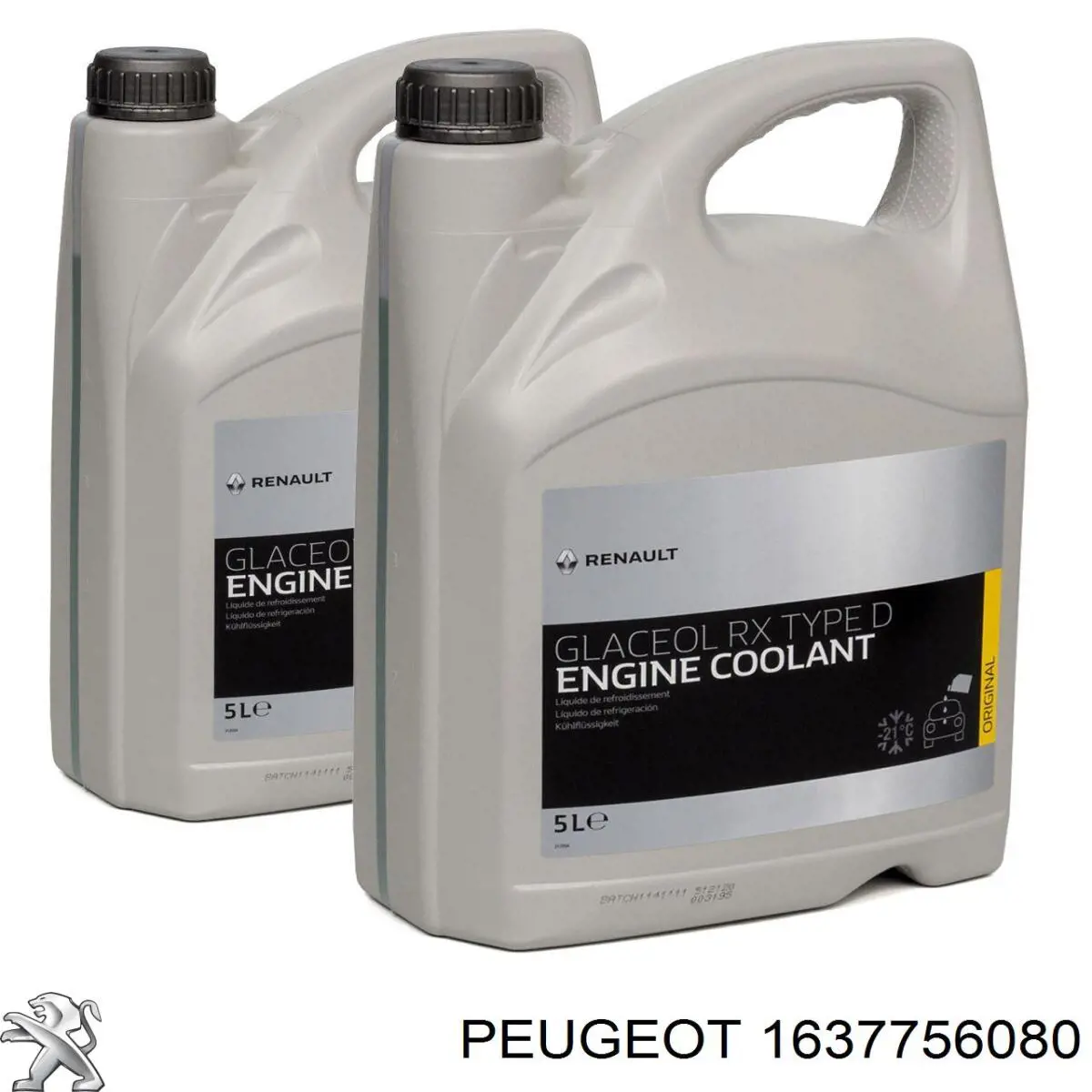 Fluido de esfriamento Peugeot/Citroen 1637756080