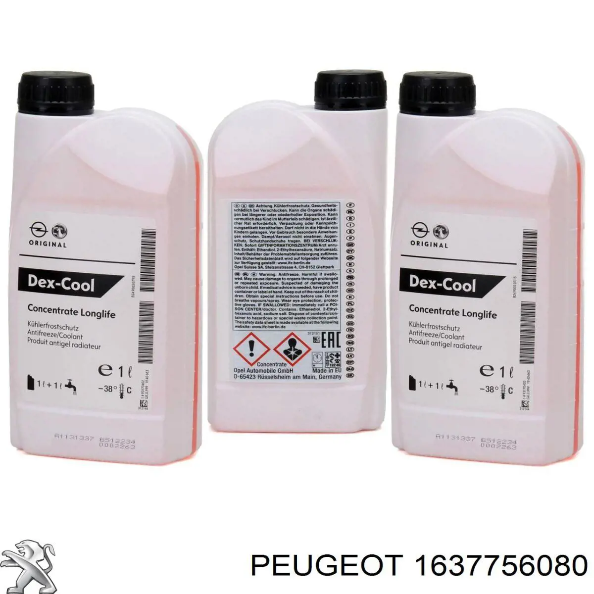 1637756080 Peugeot/Citroen Fluido de esfriamento