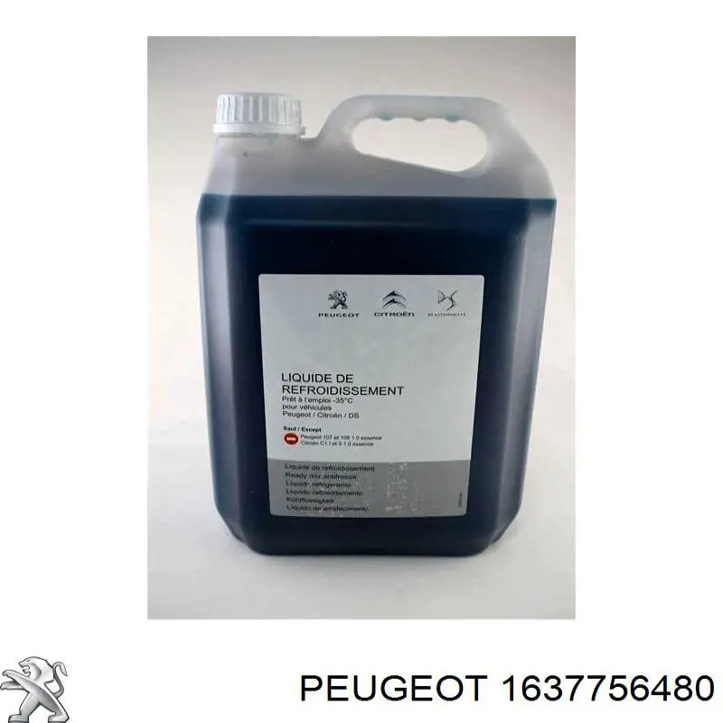 Fluido de esfriamento 1637756480 Peugeot/Citroen