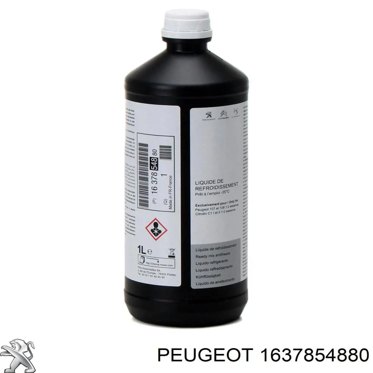 Fluido de esfriamento 1637854880 Peugeot/Citroen