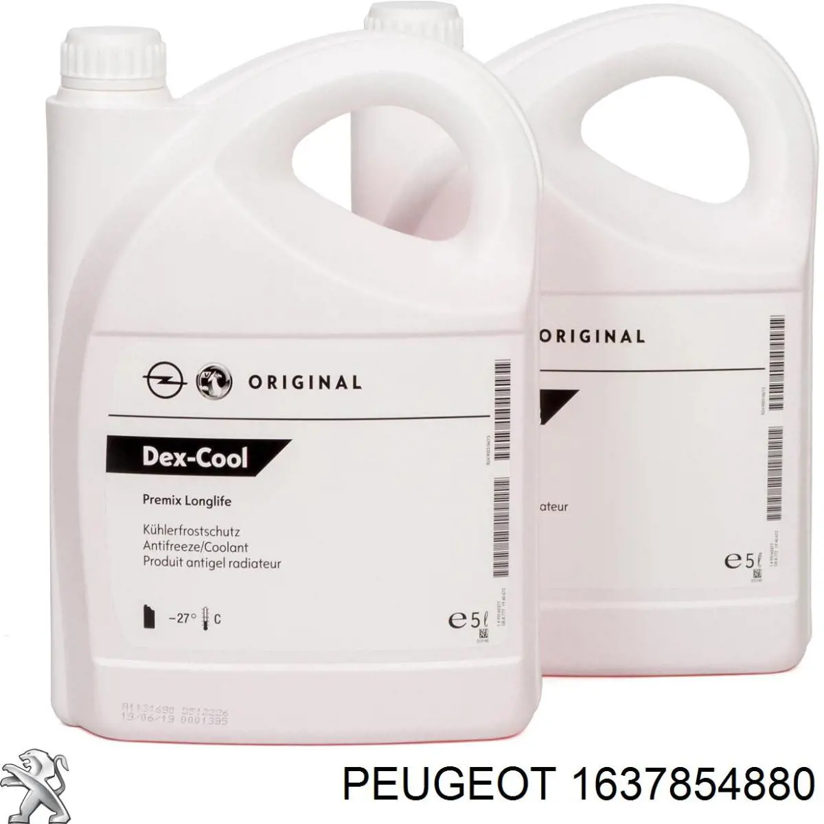 Fluido de esfriamento Peugeot/Citroen 1637854880