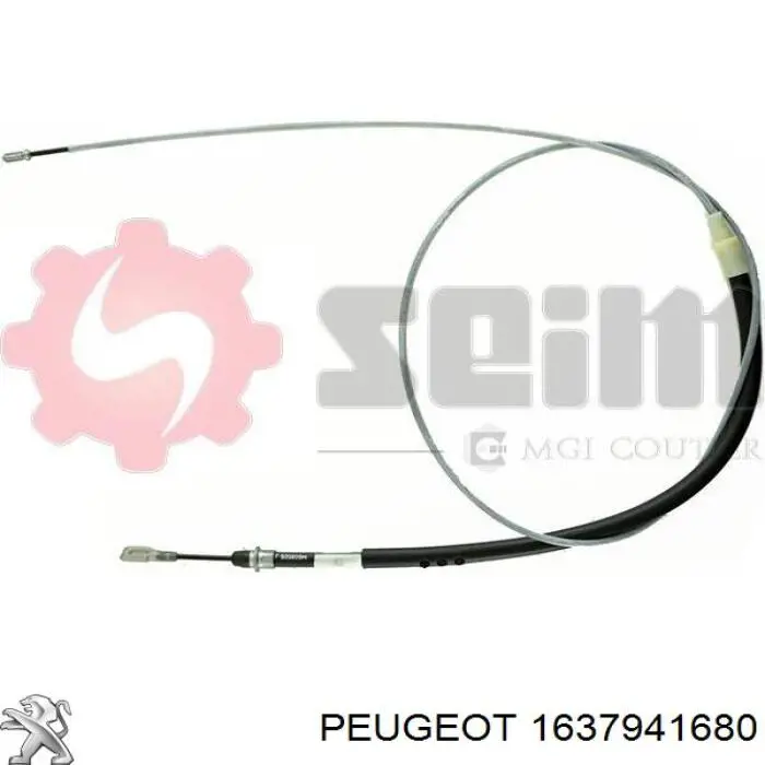 Compre 1637941680 Peugeot/Citroen Mecanismo de aproximação (de auto-aproximação) das sapatas de tambor (kit de reparação levadiça)
